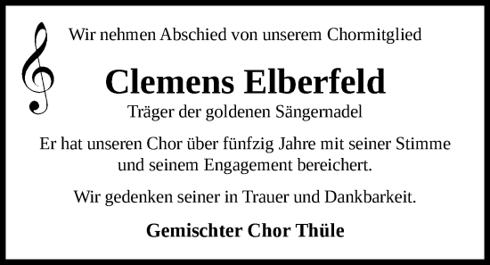 Anzeige von Clemens Elberfeld von OM-Medien