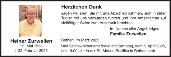 Anzeige von Heiner Zurwellen von OM-Medien