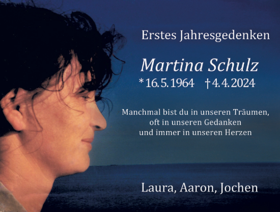 Anzeige von Martina Schulz von OM-Medien