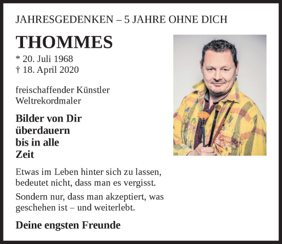 Anzeige von Thommes  von OM-Medien