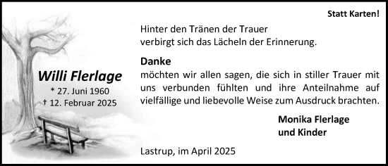 Anzeige von Willi Flerlage von OM-Medien