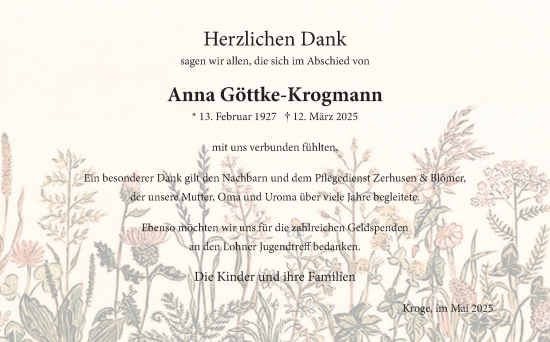 Anzeige von Anna Göttke-Krogmann von OM-Medien