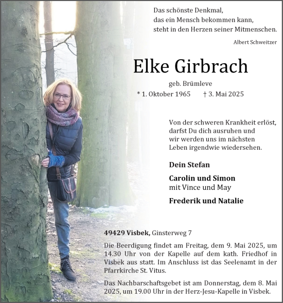 Anzeige von Elke Girbrach von OM-Medien