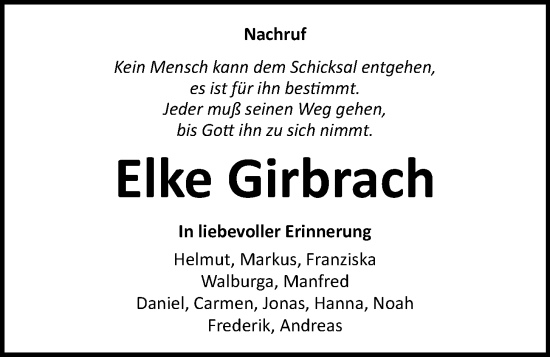 Anzeige von Elke Girbrach von OM-Medien