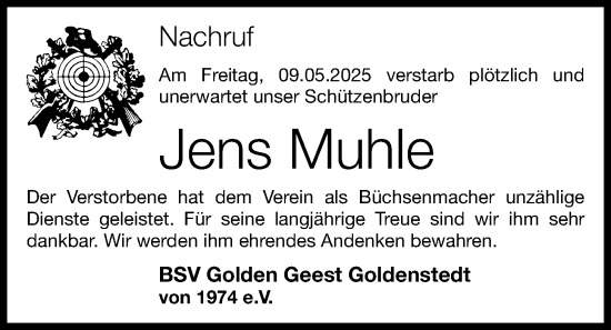 Anzeige von Jens Muhle von OM-Medien