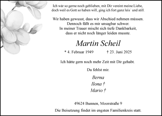 Anzeige von Martin Scheil von OM-Medien