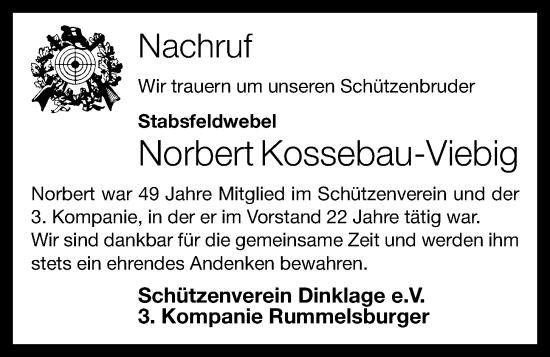 Anzeige von Norbert Kossebau-Viebig von OM-Medien