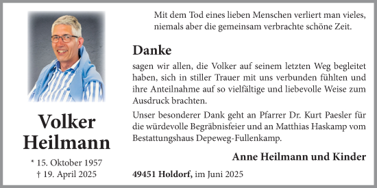 Anzeige von Volker Heilmann von OM-Medien