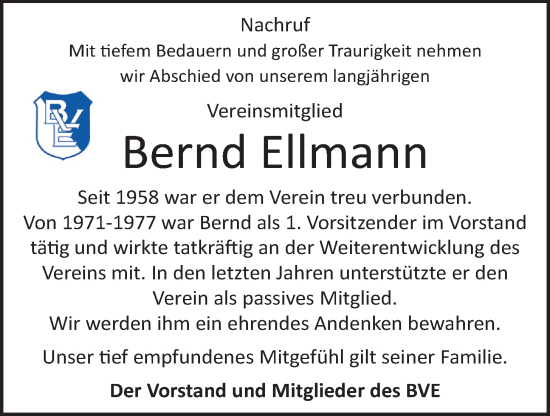 Anzeige von Bernd Ellmann von OM-Medien