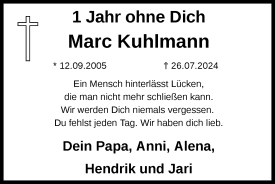 Anzeige von Marc Kuhlmann von OM-Medien