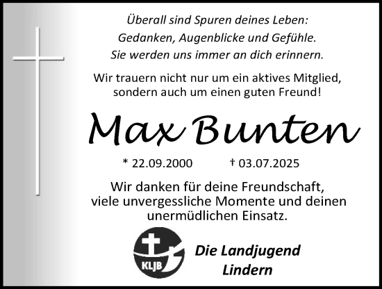 Anzeige von Max Bunter von OM-Medien