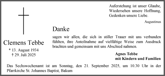 Anzeige von Agnes Tebbe von OM-Medien