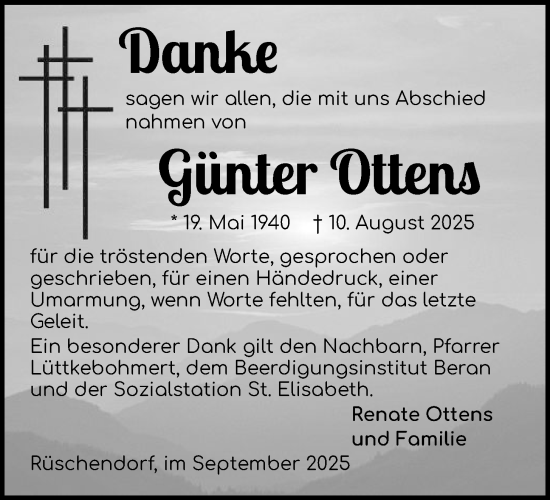 Anzeige von Günter Ottens von OM-Medien