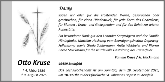 Anzeige von Otto Kruse von OM-Medien