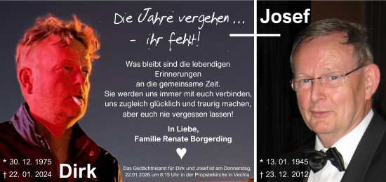 Anzeige von Dirk Borgerding von OM-Medien