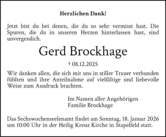 Anzeige von Gerd Brockhage von OM-Medien