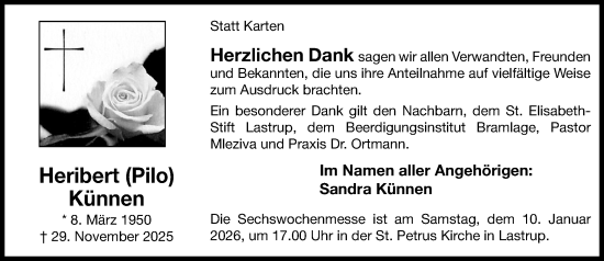 Anzeige von Heribert Künnen von OM-Medien