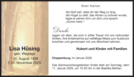 Anzeige von Lisa Hüsing von OM-Medien