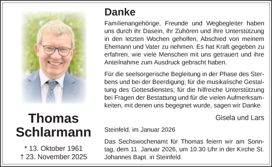 Anzeige von Thomas Schlarmann von OM-Medien