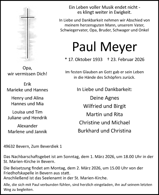 Anzeige von Paul Meyer von OM-Medien